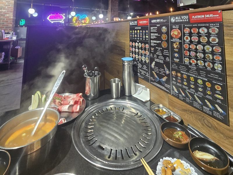 All You Korean BBQ food